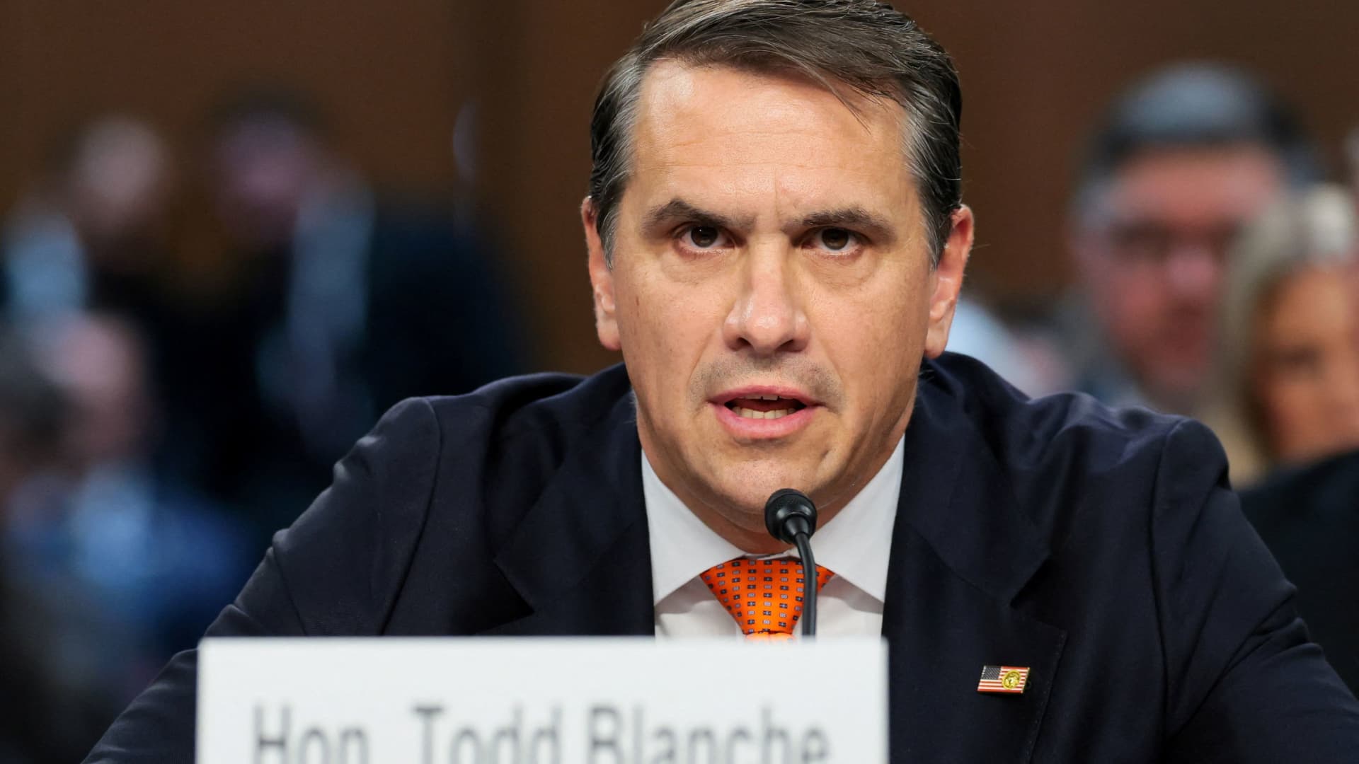 Todd Blanche defends DOJ handling of Epstein files at Senate hearing